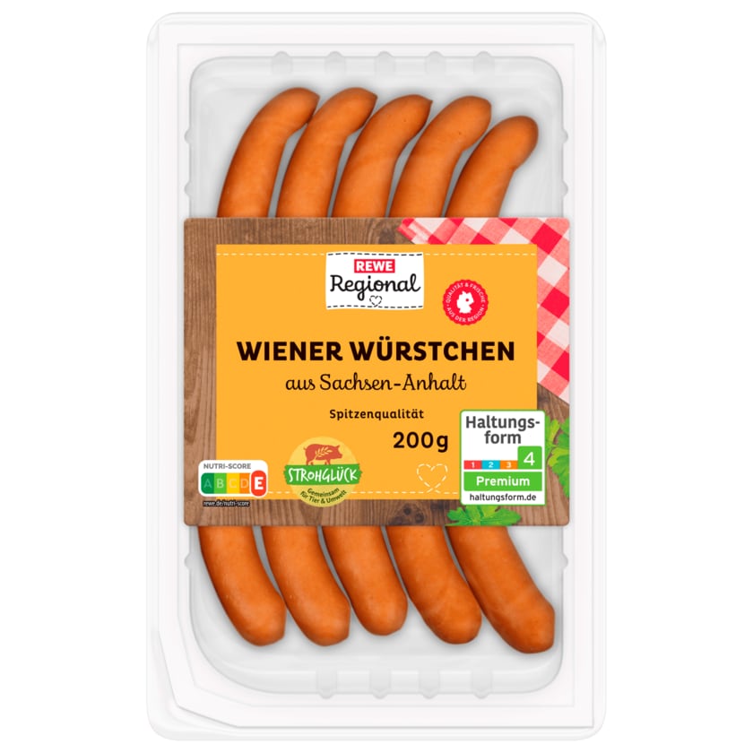REWE Regional Wiener Würstchen 200g